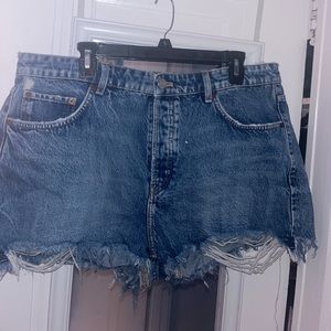 Zara jean shorts / size 14